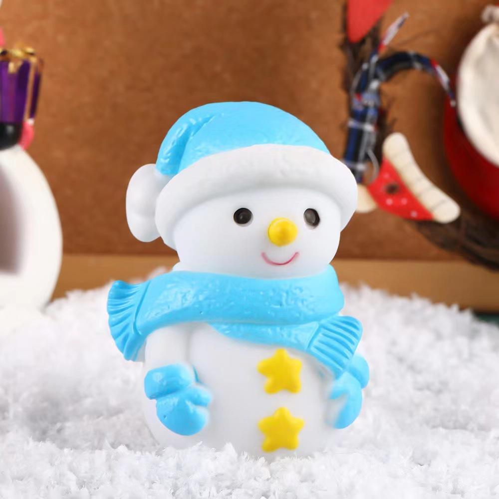 

1Pc Cute Cartoon Christmas Snowman Luminous Ornament Children and Students Small Gift Bedroom Bedside Night Light Ambient Light