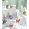 Water-based Nail Polish No-bake Long-lasting Fast-drying Nude Fine Shiny Nail Polish Children's Pregnant Women Transparent Nail Polish