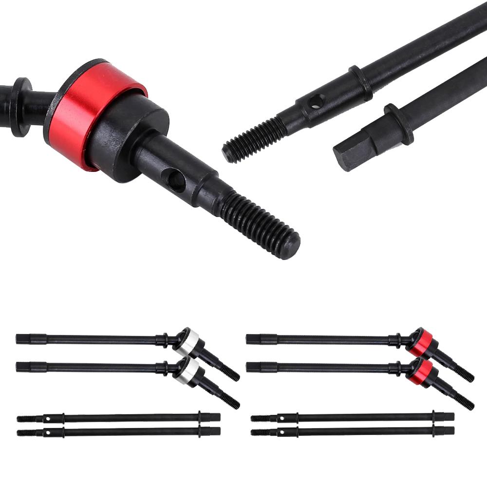 Metals CVD Hard Steel Front & Rear Axle Drive Shaft Dogbone for 1/10 RC Crawler Axial SCX10 Upgrade Option Parts