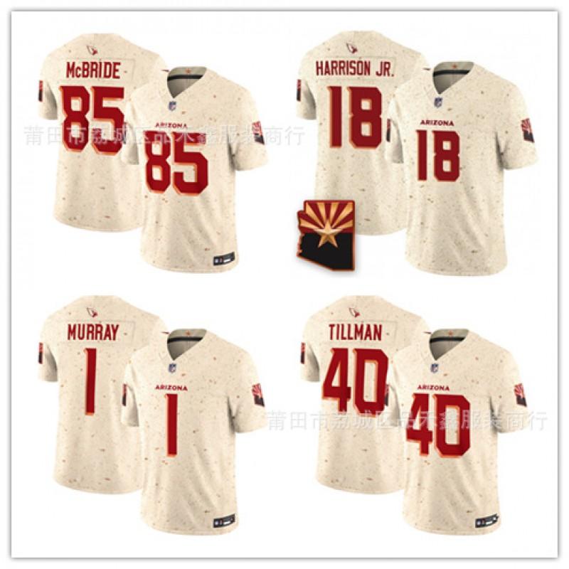 Arizona Cardinals NFL Football Jersey Mens Custom Number 18 85 40 3 1 Cotton Blend Sportswear Fans Players