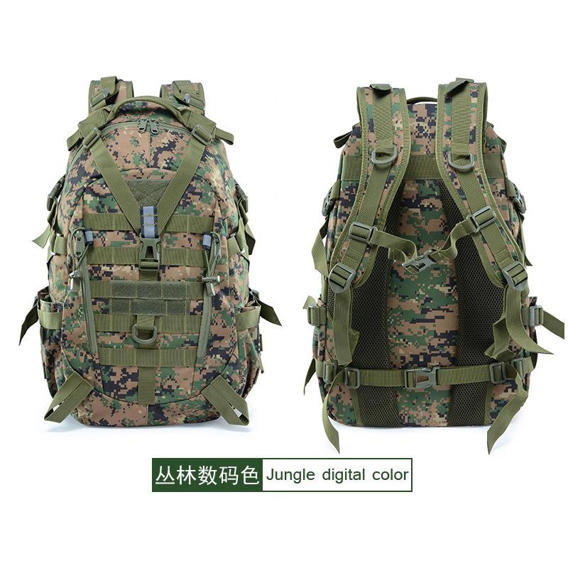 1Pc  Tactical Backpack for Men Camping Hiking Backpacks Reflective Outdoor Travel Bags Survival Climbing Rucksack Bag