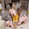 Cute Simulation Elephant Doll Plush Toy Baby Elephant Doll Children'S Company Soothing Rag Doll Girl Birthday Gift