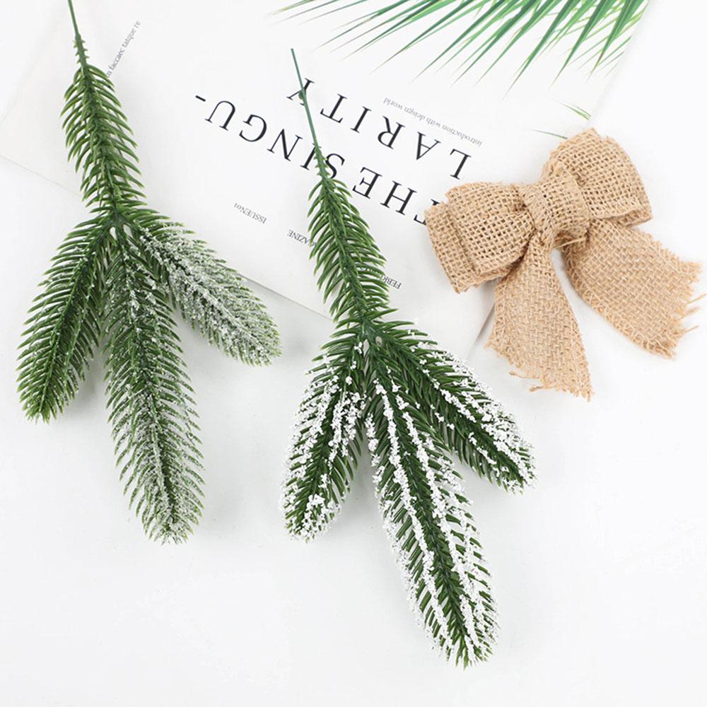 Artificial Pine Branch Green Plant Pine Needle Spray Green Plant Stem Christmas Winter Wedding Garden Decoration 60 Branches