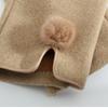 Soft Pu Leather Gloves Velvet Women Cycling Mittens All-Match Winter Suede Gloves  Autumn