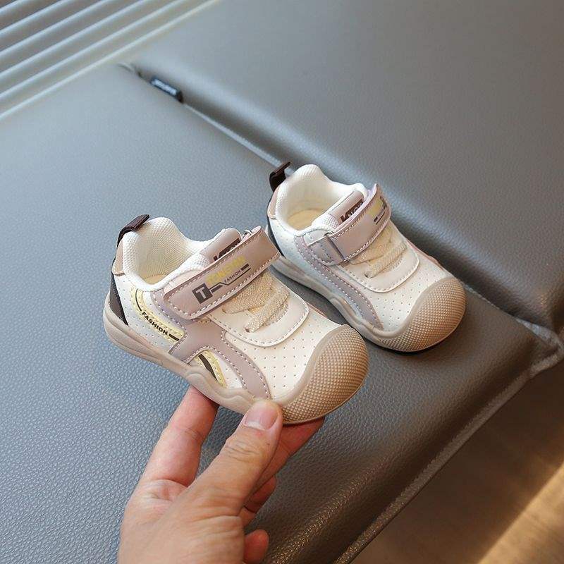 Baby toddler shoes spring and autumn new non-slip soft-soled functional shoes for infants and toddlers 1-3 years old boys and girls sports shoes