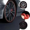 1PC Universal 8 Meters Car Wheel Hub Ring Moulding Trim Bumper Decorative Strip Edge Protective Car Styling Exterior Accessories