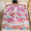 1PC Pretty Cure Print Flannel Blanket, High quality Comfortable for All Seasons, Home Decor, Warmth and Comfort, Perfect for Christmas Gifts