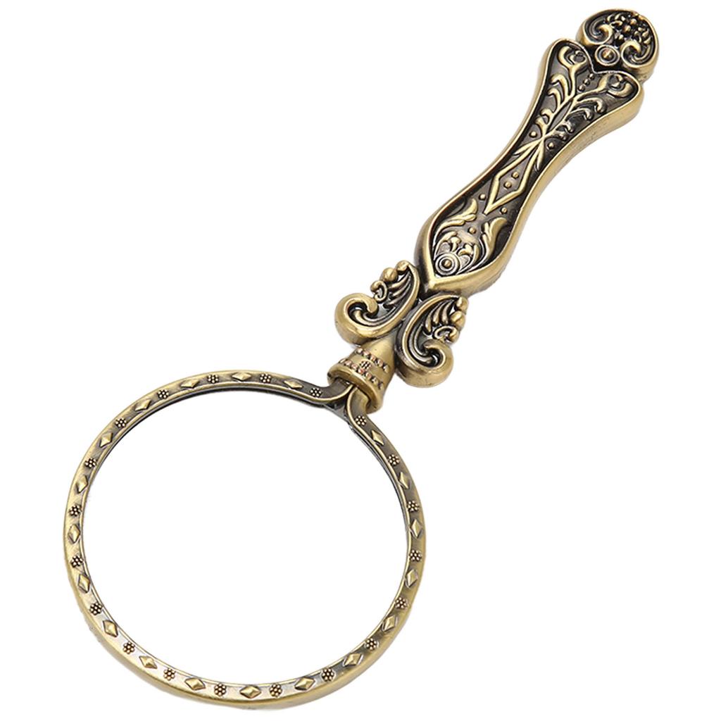 3X Retro Lupa Ruční Přenosná Vynikající Lupa pro Studenty Seniory Čtení