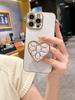 Plating Love Diamond Holder Phone Case For For Iphone 17 16 1 14 Plus 13 12 Mini 11 Pro Max X XS XR 7 8 SE2 SE3 Back Cover