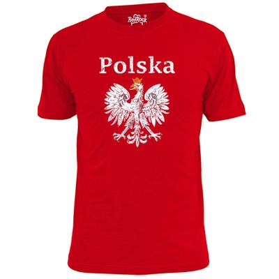 Mens Poland Polska Symbol Football T Shirt Soccer Footy
