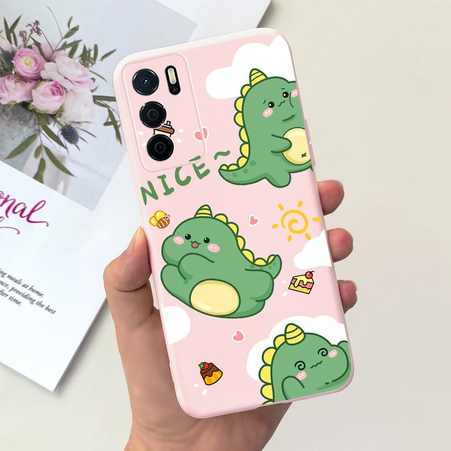 For OPPO A54S Case CPH2273 Phone Cover Popular Flower Cartoon Soft Silicone Funda For OPPO A16 A16S CPH2269 CPH2271 A 16S Bumper