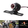 TASWK Motorcycle Brake Light License Plate Holder with Tail Light for Suzuki, Honda, Yamaha, and Kawasaki