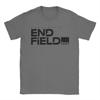 Arknights Endfield Industries Black Emblem Cotton T Shirt For Unisex Street Style T Shirts O Neck Tee Shirt Oversized Clothes