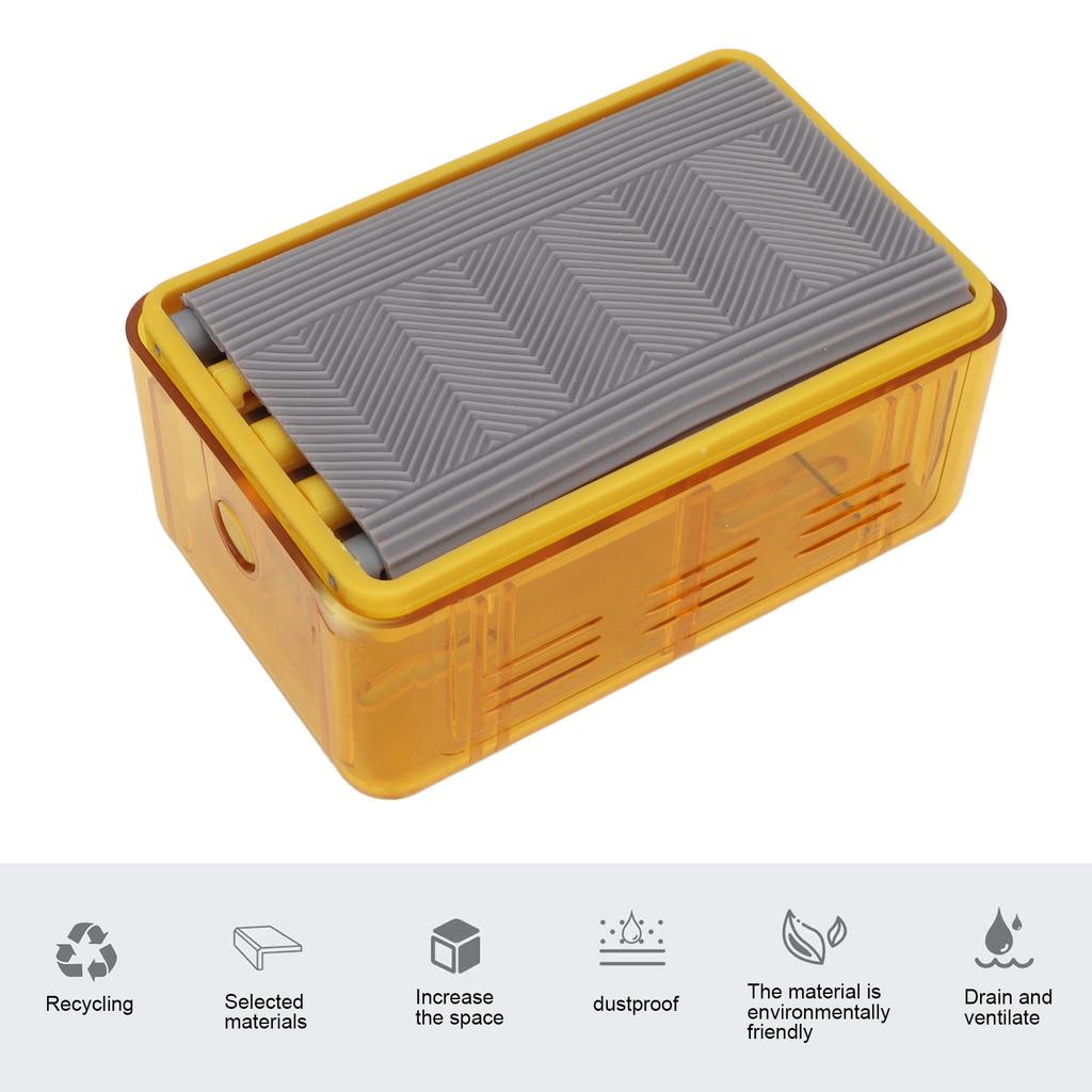 Soap Bubble Box 2 In 1 Multifunction Keep Dry Soap Cleaning Storage Foaming Box for Bathroom Kitchen Toilet