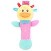 Sonajero de peluche para bebé, campana de mano, palo, móvil de animales, juguete para niños pequeños, regalo de 0 a 3 años