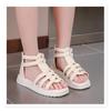 Girls' Sandals Summer  New Fashion Open Toe Princess Shoes Big Boys Soft Sole Little Girls Baby Roman Shoes