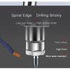Solid Carbide Drill 0.4 To 1.66mm Micro Mini Bits CNC Metal Hole Machining Tools for Aluminum Steel Twist Drill Bits D4MM Shank