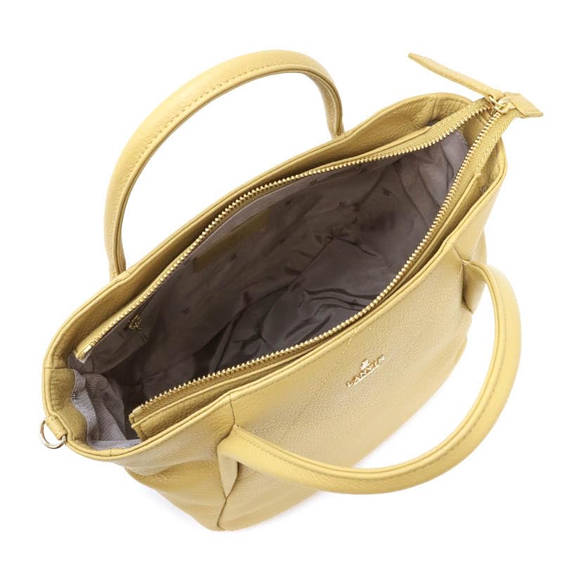 2-Way Handbag Croiset Bag 60-6121 Mustard