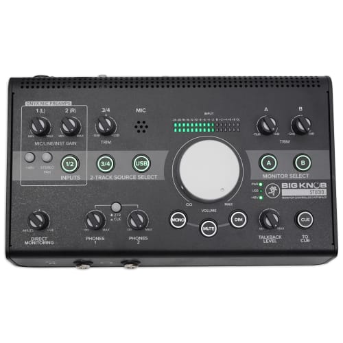 MACKIE Big Knob Studio Level Control & Sound Source/Monitor Speaker Controller + USB Interface