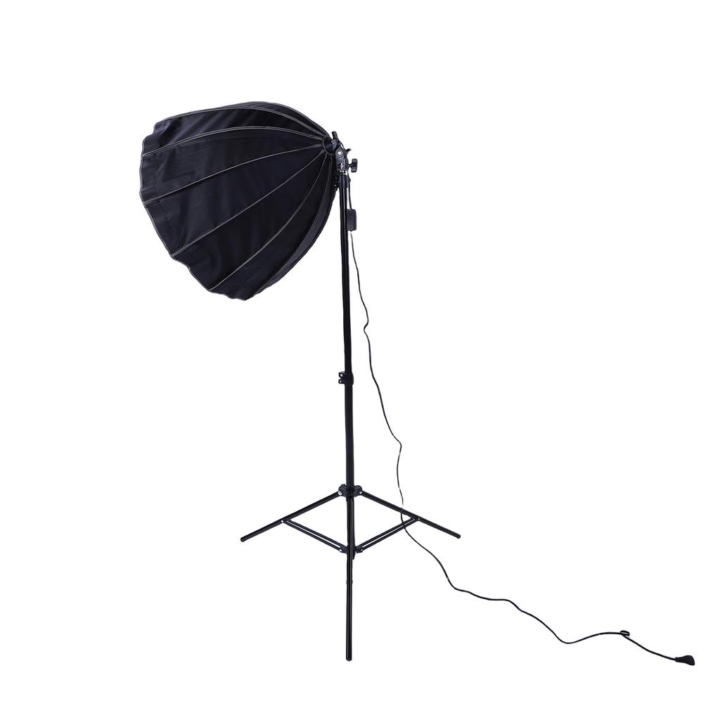 Photography Lights Kit with 85W Energy Saving Bulb and Remote Control for Live Streaming Portrait US Plug