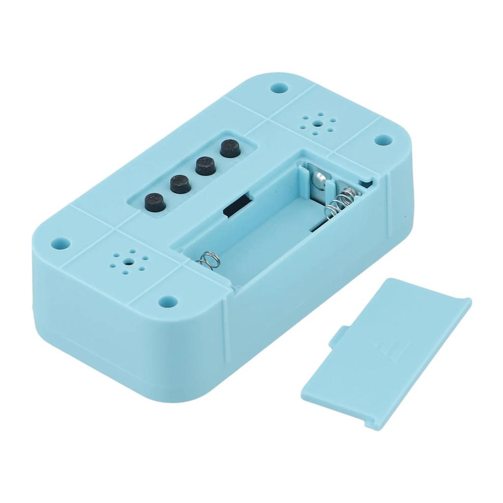 Digital LCD Alarm Clock With Calendar Thermometer For Desk Travel Office Decor Student Alarm Clock Electronic Clock Smart Clock