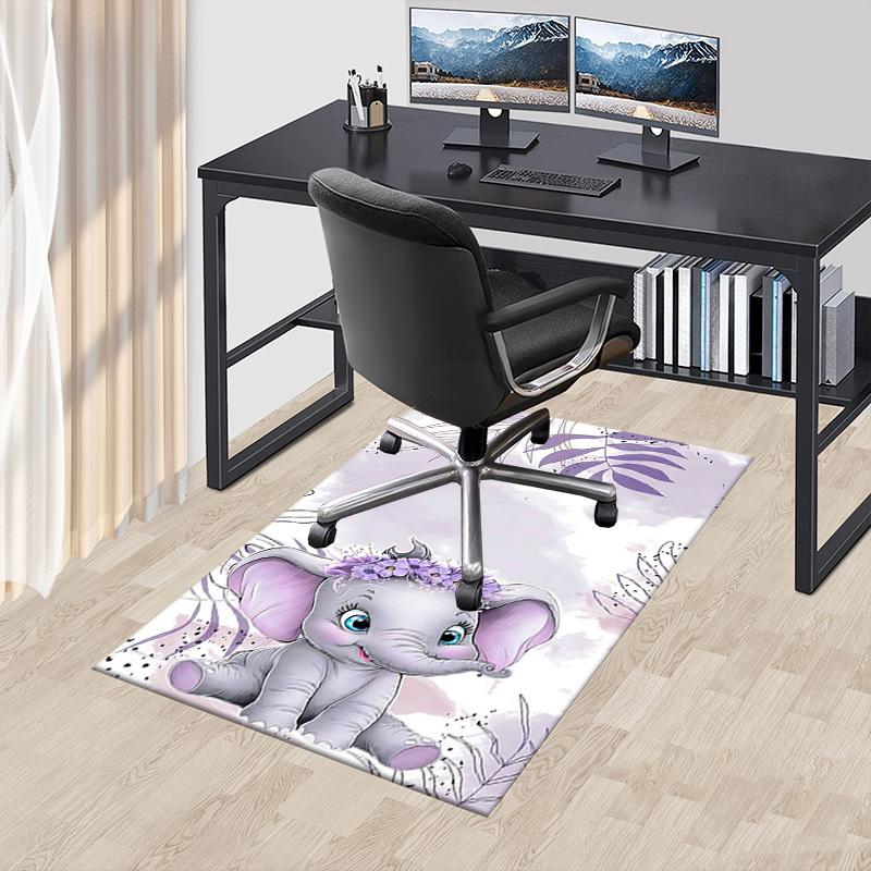 1pc Elephant Carpet Office Rug Outdoor Mat Home Decor Area Carpet Festival Gift