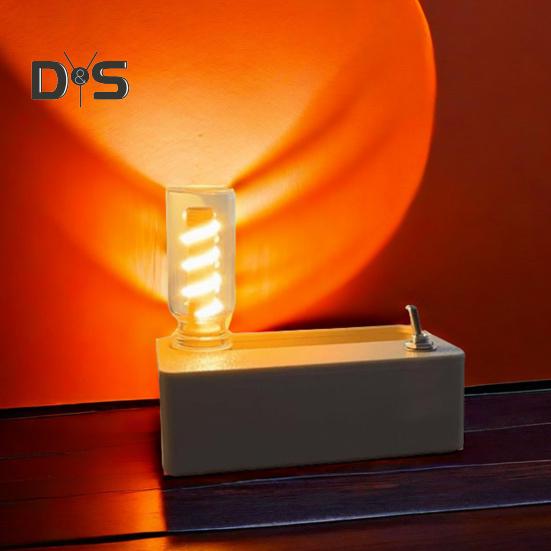 Creative Magnetic Flippable Table Lamp Soft Glow Flicker Free Durable Structure Compact Size Adjustable Brightness Rechargeable LED Lamp