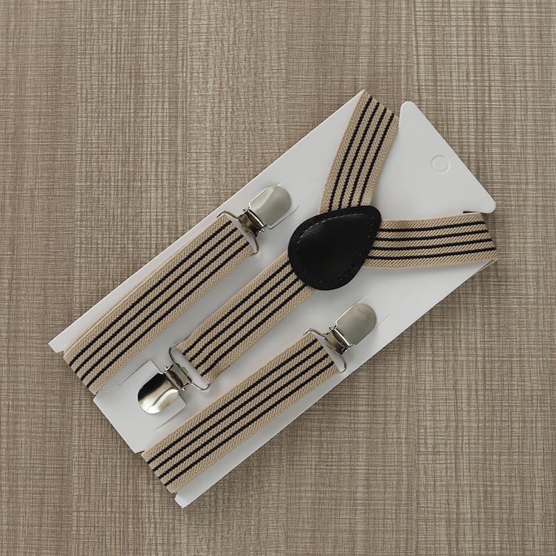 Kids Y-Back Elastic Suspenders with Clips