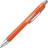 Mitsubishi Pencil Jet Stream Rubber Body 0.7mm Metallic Orange Black Set of 3