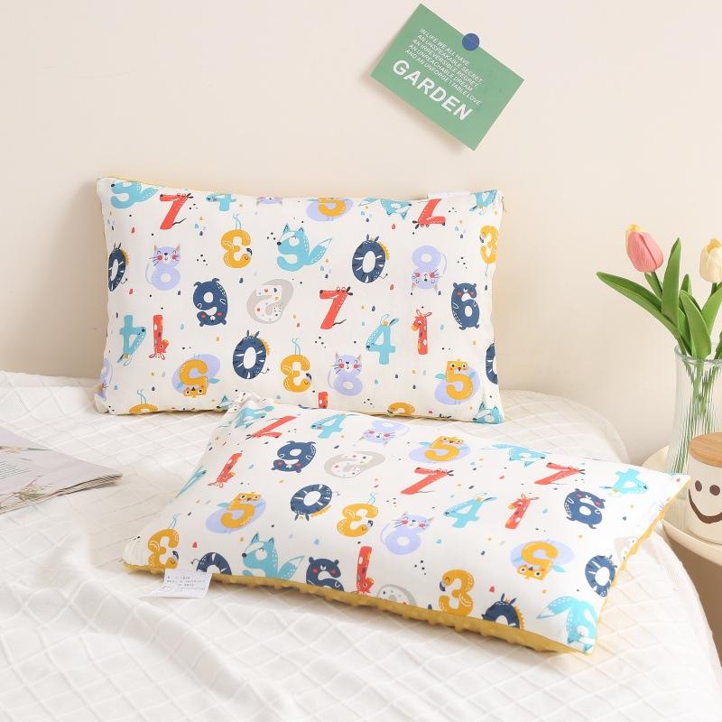 Class A Full Cotton Doudou Velvet Cartoon Small Pillow Kindergarten Students and Children Doudou Pillow Core Cervical Vertebrae Pillow Can Be Removed