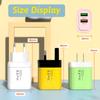 120W Dual USB Charger with PPS, Super Fast Charging, and Macaron Color Design