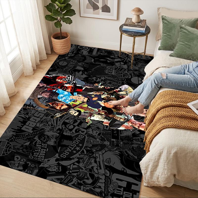 Street Art Living Room Nonslip Area Rug Soft Carpet For Bedroom Game Playroom Sofa Office Home Decor Doormat Christmas Gift C929836
