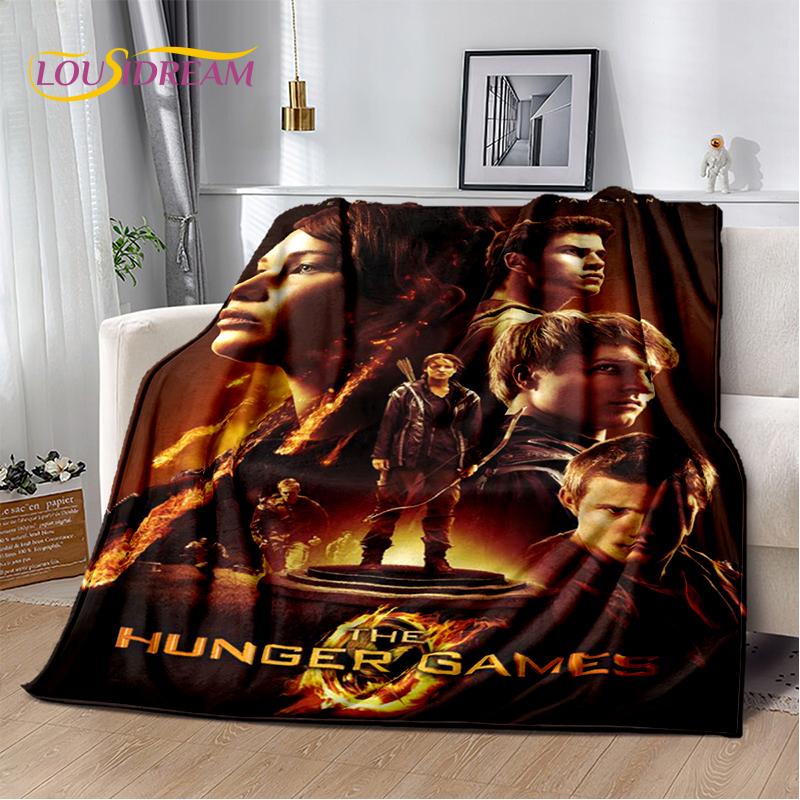 

3D The Hunger Games Movie Archer Character Soft Flannel Blanket for Beds Bedroom Sofa Picnic,Throw Blanket for Cover Outdoors 75cmx90cm