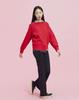 OWURA Asymmetrical Sweatshirt_Red