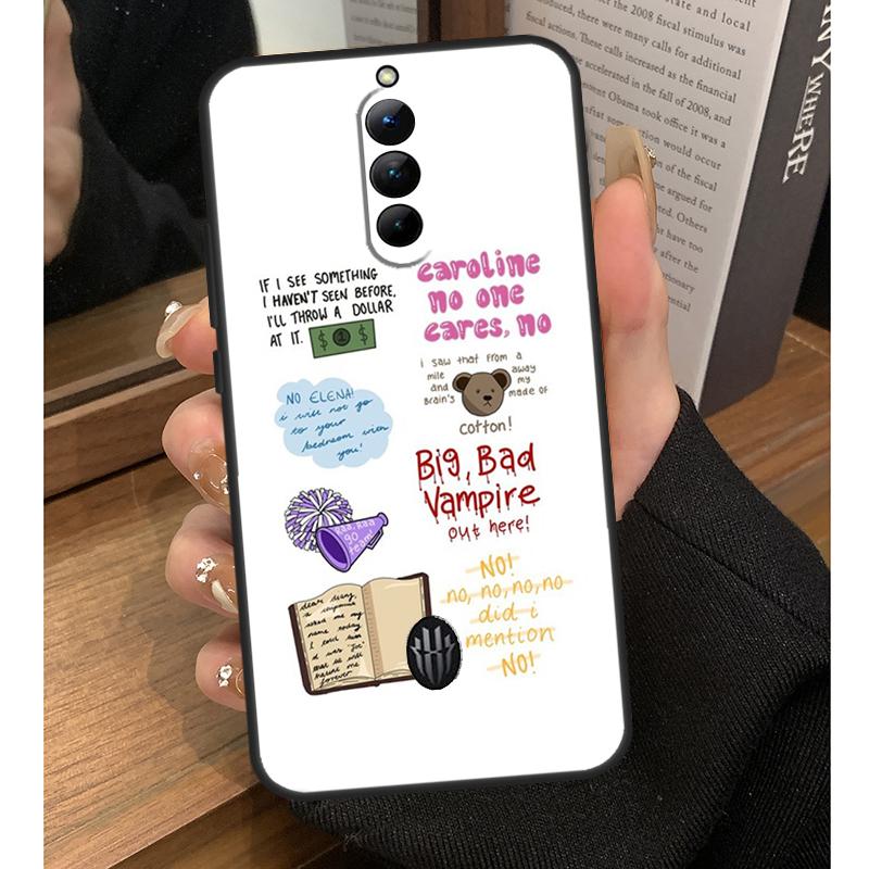 The Vampire Diaries Case For Nubia Red Magic 8S 9S Pro Plus 6S 7S 6 7 Pro 6R 5G RedMagic 9 8 10 Pro Plus Coque