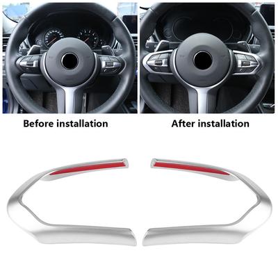 2 stuks Stuurwiel Cover Sierlijst Frame voor MSport F20 F22 F30 F32 F10 F06 F15 F16