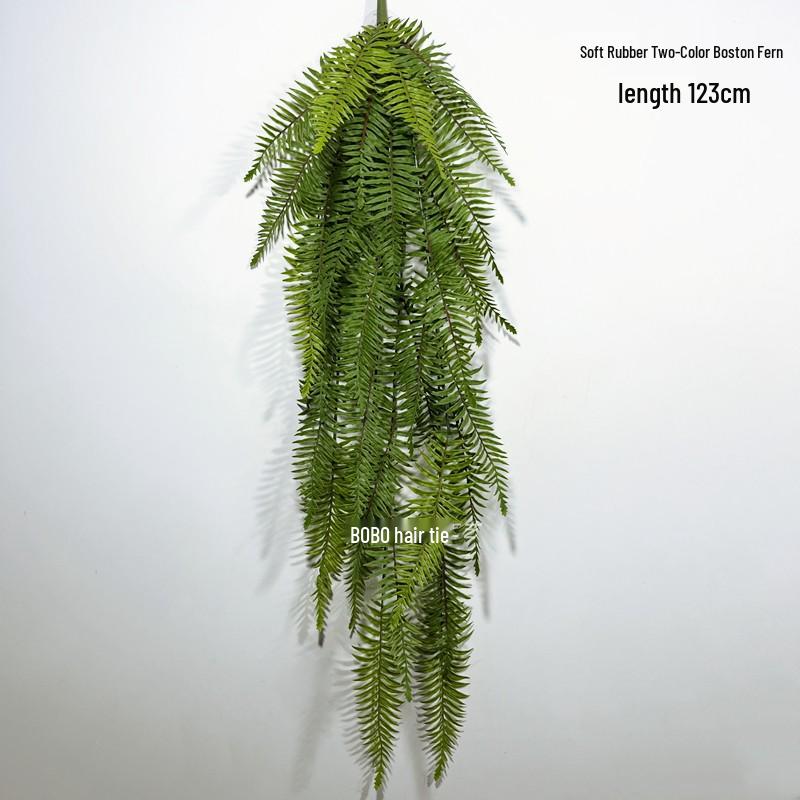 Artificial Spider Plant & Fern Hanging Decor - Trailing Green Vines for Wall & Ceiling