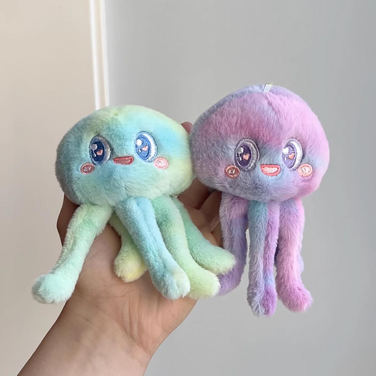 

Gradient cartoon octopus pet plush toy, durable octopus fabric plush toy белый