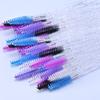 50pcs/set Disposable Eyelash Brush Professional Eyebrow Mascara Wand Applicator Crystal Lash Wands Eyelash Extension Supplies