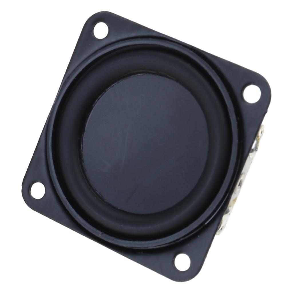2Pcs 40mm 4Ohm 5W Portable Speakers 2inch 16 Cores Small Full Ranges Rubber Side Inner Magnetic Speaker Replacement
