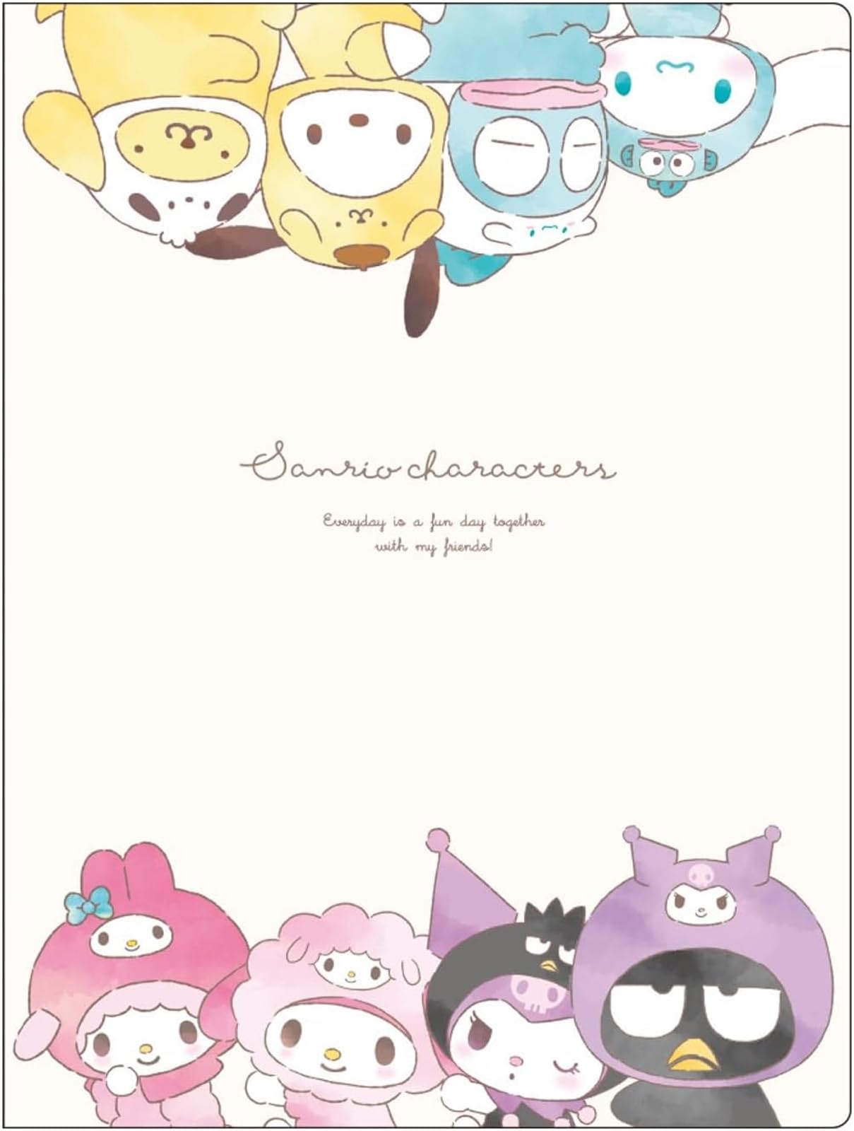 

Tees Factory Sanrio Персонажи 6P Файл H312 x W235 мм Hugukko/Коллекция Приблизительно. SR-5543709HS