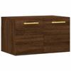 VidaXL Wall Cabinet Brown Oak 60x36.5x35 Cm Engineered Wood 830011
