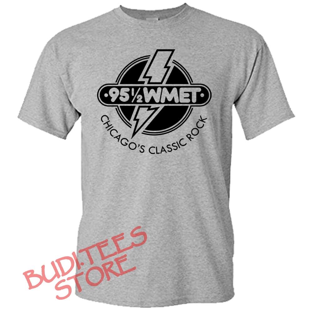 

Wmet 95.5 Radio Men s T-Shirt Women s Tee Top Unisex Grey Size S-5XL 4XL