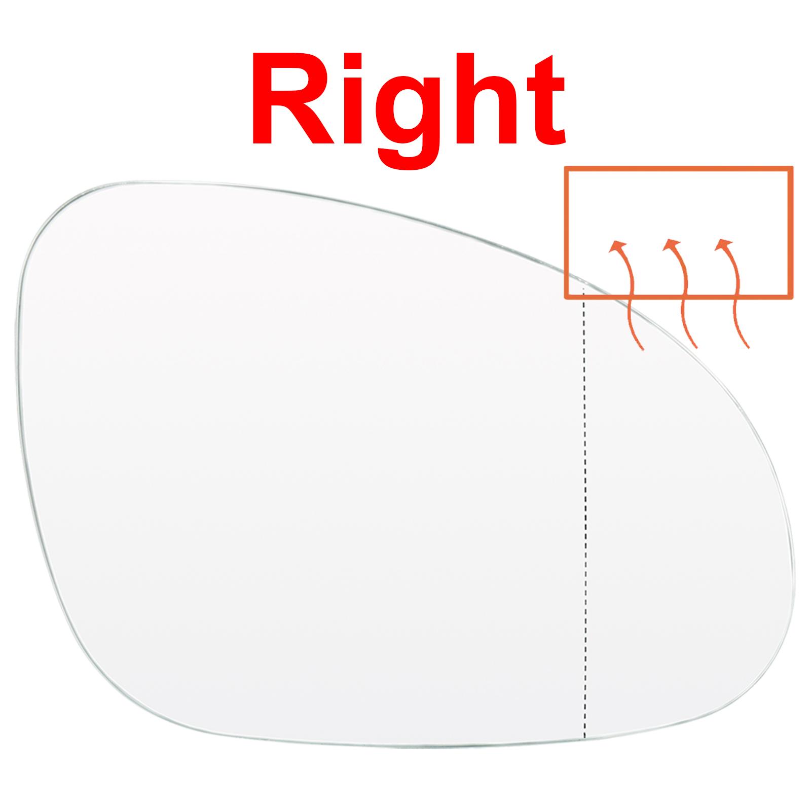 

Дверные зеркальные стекла с подогревом для VW Golf 5 Mk5 Jetta Passat B6 2005-2009 Eos GTI, автомобильное крыло, стекло заднего вида, левая и правая сторона Right