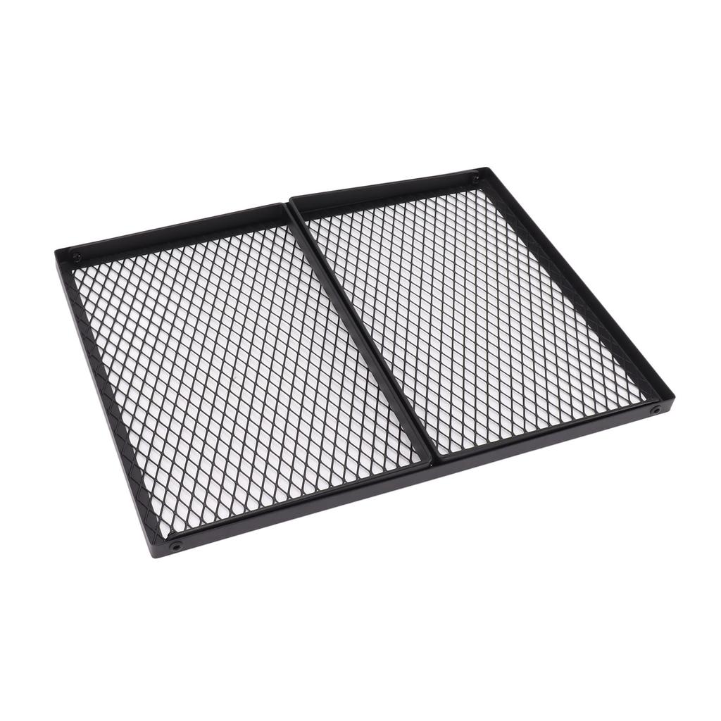 Folding Campfire Grill Heat Resistant Heavy Duty Portable Outdoor Camping Grill for Picnic Yard Patio 40 X 30cm with