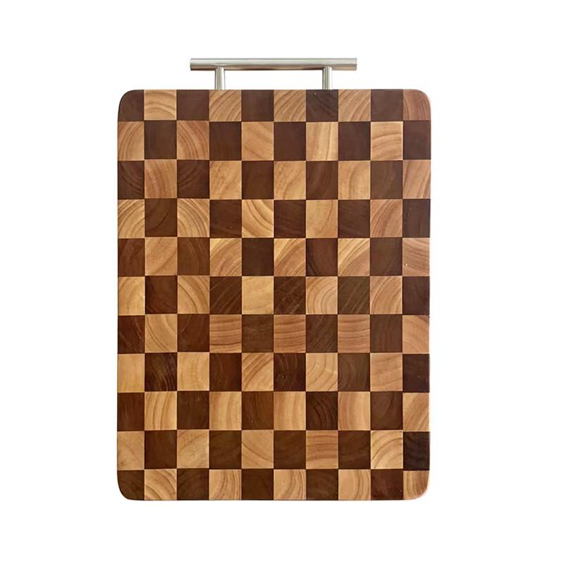 Yuzhuxun Wenge Wood Double-Sided Checkered Cutting Board