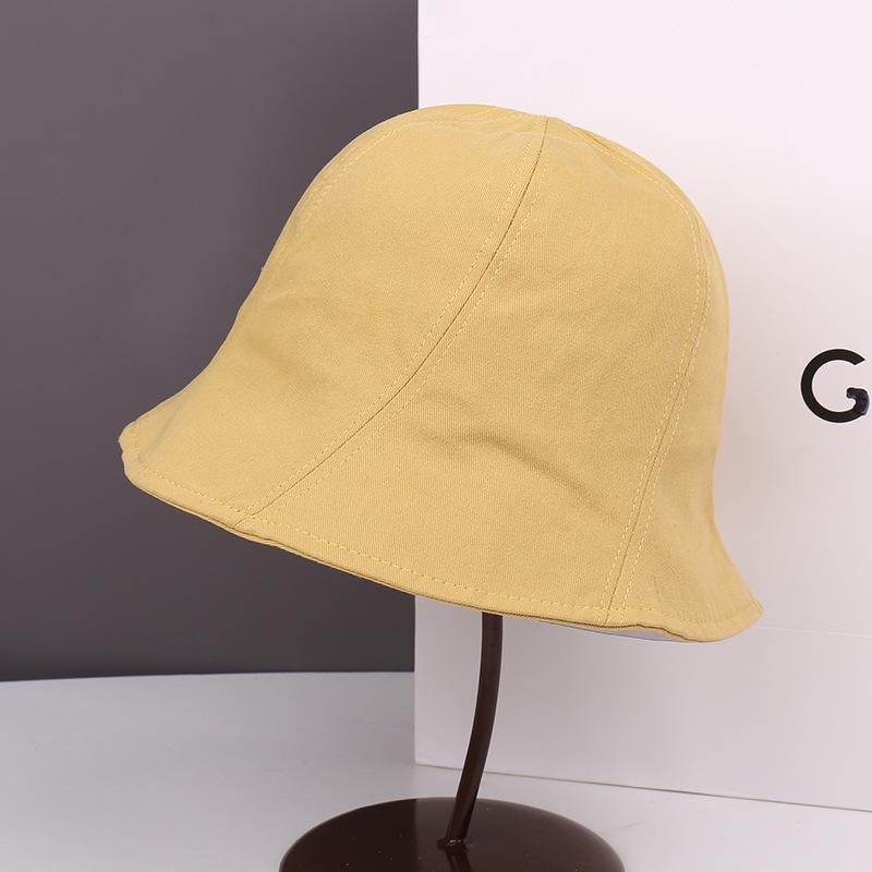 Spring New Letter Fisherman Hat Children Wide Brim Sunshade Sunscreen Hat Showing Face Small Leisure Beach Basin Hat