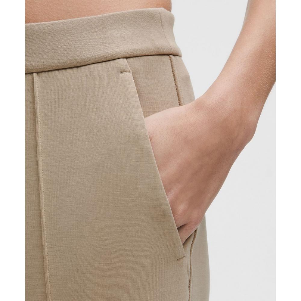 Lululemon Softstreme Pintuck Mid Rise Pant  Regular Sheer Oak