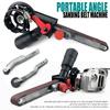 Angle Grinder Belt Sander Adapter Sanding Belt Bandfile Dremel Tools for 100/125mm Electric Knife Sharpener Dremel Accessories