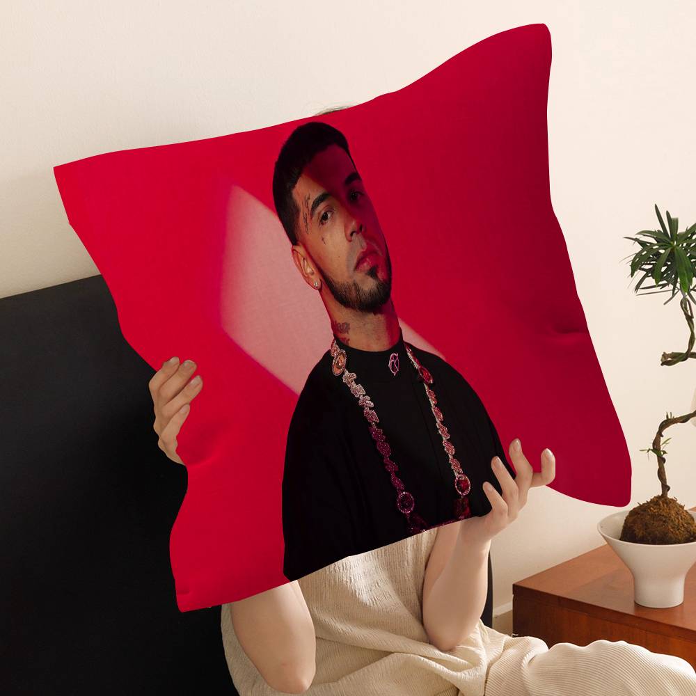 Rapper A-Anuel AA Cushion Cover Polyester Sofa Cushions Decorative Throw Pillows Home Decoration Pillowcover